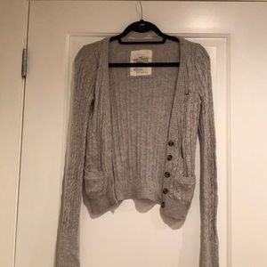 Hollister Gray Cardigan